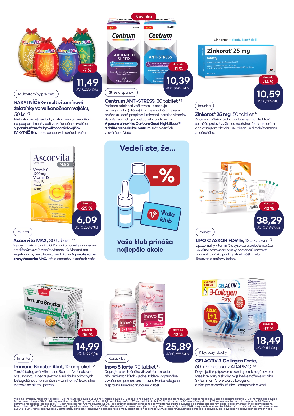 Akciový leták marec 11