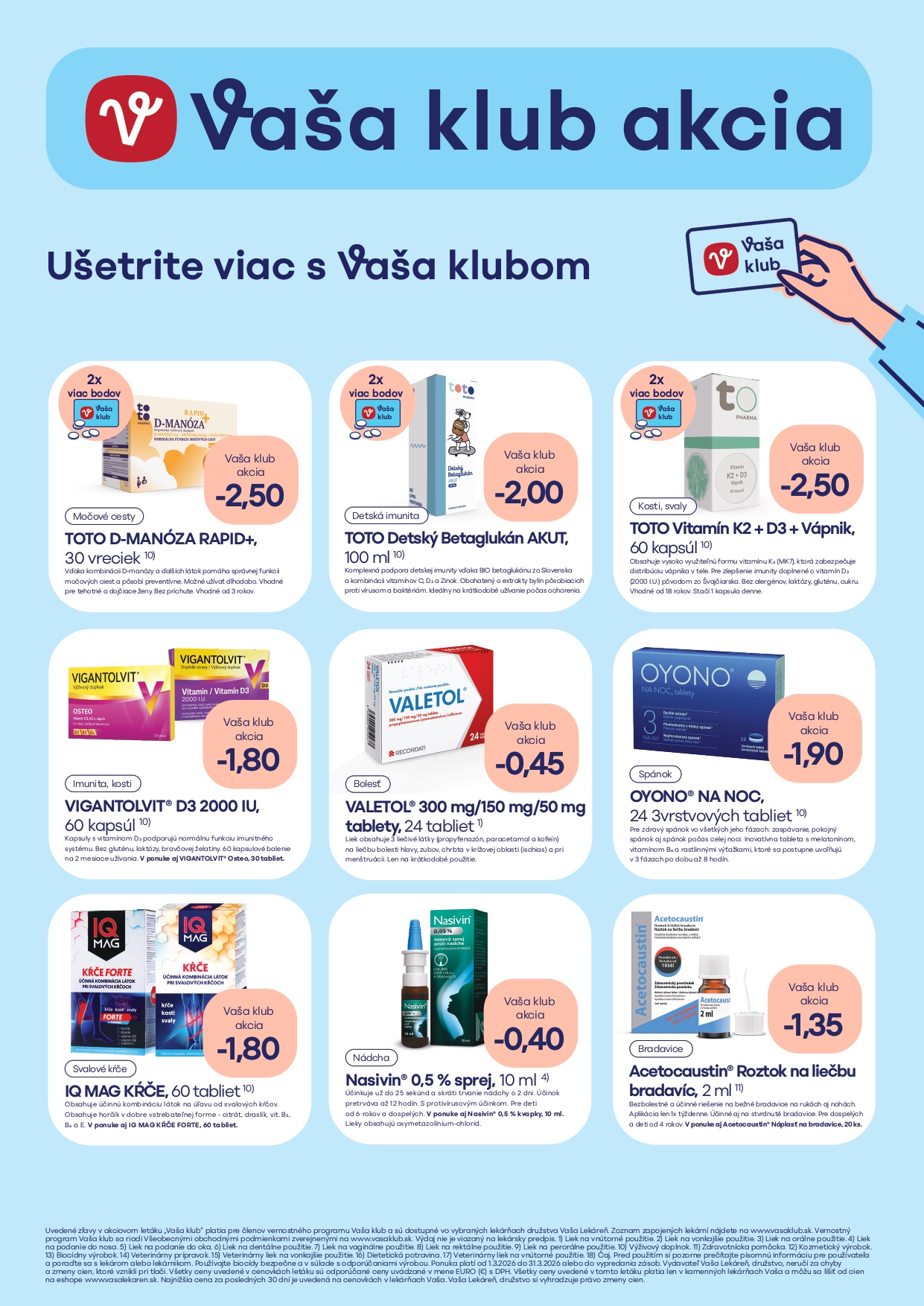 Akciový leták marec 18